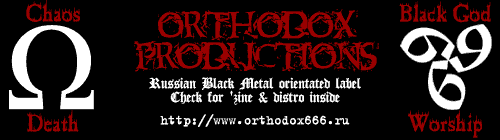 ORTHODOX PRODUCTIONS banner